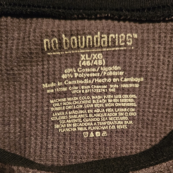 No Boundaries Grunge Long Sleeve | Men's XL - Picture 4 of 4